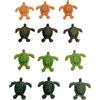 12x realistiche figure di animali tartarughe marine modello set da gioco per