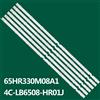 TCL KIT 6 BARRE STRIP LED TV TCL 4C-LB6508-PF01J JL.D65081330-365AS-M_V03/65D6