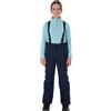 killtec KSW 77 GRLS Ski PNTS - Pantaloni da Sci/Pantaloni Funzionali con Pettorina Staccabile con Cerniera, ghetta antineve e Protezione dei Bordi Bambina, Jeansblau,