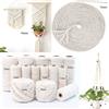 1/2/3/4 / 5/6mm Naturale Macramè Cotone Cavo Filo Corda Fai Craft Decor Nuovo