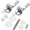 CERNIERE CROMATE SUPPORTI AGGANCI PER SEDILE COPRIVASO TAVOLETTA WC COPRIWATER