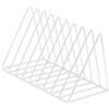 Scaffale in Filo Metallico Porta Libri Organizzatore di File Da Tavolo Organizer