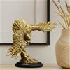 Statua dell'aquila Ornamento dell'aquila regalo per ufficio in resina