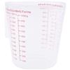Misurino da 1 tazza Strumenti di misurazione Cilindro graduato in plastica per