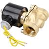 HSH-Flo Nuovo 1/4" 1/2" 3/4" 1" Ottone Valvola 12V 24V 220V Elettrovalvola Acqua Gas NC