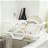 Plastica Scolapiatti Vaschetta Di Raccolta Piatto Posate Lavello Cucina Raggiera