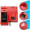 Caricabatteria agli ioni di litio per Milwaukee M12-18FC 18V per Mivo M12 M14 BN
