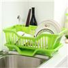 Plastica Scolapiatti Vaschetta Di Raccolta Piatto Posate Lavello Cucina Raggiera