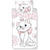 Disney Set copripiumino Aristogatti Marie per letto singolo con federa in cotone 6550