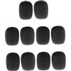 10x Filtri Antipop Antivento Per Mini Microfono Spugna Parabrezza Universale
