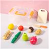 11x legno da taglio frutta giocattolo cucina gioco cibo per bambino bambino