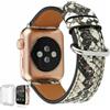 Pelle di serpente Cina Cinturino in pelle di serpente per Apple Watch 6 5 4 3 SE 44mm 40mm...