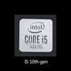 10a generazione Intel core i9 i7 i5 i3 cpu metal sticker laptop logo sticker ❤KT