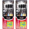 Colgate Spazzolino Colgate Slim Soft Charcoal Confezione da 8 setole ultra morbide se...