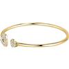 Morellato Bracciale Rigido Donna MORELLATO INCONTRI SAUQ02 Acciaio Gold Dorato Cuore