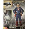 Rubie's vestito superman costume carnevale bambino 7-8 anni con mantello