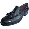 FRAU UOMO MOCASSINO IN PELLE CON NAPPINE 77P6 COLORE NERO