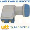 FTE MAXITAL LNB TWIN ILLUMINATORE CONVERTITORE 2 USCITE INDIPENDENTI