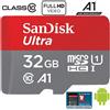SanDisk Micro SD 32GB SANDISK SDHC ULTRA UHS-I ORIGINALE SanDisk Classe 10 120MB/s
