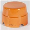 FANTON Scatola di derivazione in ceramica Ø 80 mm colore Terracotta vintage per impianti stile retrò cassetta rotonda in porcellana 84033TC