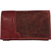HARVEY MILLER Portafoglio donna in vera pelle Harvey Miller rosso