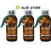 ZUCCARI 3x ALOE OFM 500ml con Aloe arborescens polpa pura al 100% e Miele