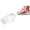 2 ALZATACCHI 5CM ALZATACCO IN SILICONE SOLETTE GEL PLANTARE PER ALTEZZA TALLONE