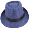 Cappello a cilindro per bambini in paglia Cappello a cilindro estivo alla moda