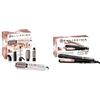 Bellissima Imetec Steam B28 100 Piastra per Capelli Professionale a Vapore, Effetto Liscio a Lungo & Imetec GH18 1100 Modellatore ad Aria, Rivestimento spazzole in Ceramica