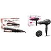 Bellissima My Pro Imetec Steam B28 100 Piastra per Capelli Professionale a Vapore, Effetto Liscio a Lungo & Imetec Asciugacapelli K9 2300 Asciuga e Mantiene Idratati i Capelli senza Effetto Crespo