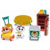 44 Gatos 180230 28407 44 Cats Smoby Cat Playset per la Cucina della Nonna Pina con i Personaggi di Albondiga e Milady 8 cm. - con Parti mobili, colorato, único