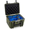 B&W Cases B&W - Valigetta da esterno per DJI Mini 4 Pro Drone e Fly More Combo - Tipo 2000 Nero - Impermeabile secondo la certificazione IP67, antipolvere, infrangibile e indistruttibile