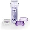 Braun LS-5560 Silk Epil Lady Shaver Depilatore Ricaricabile Autonomia 40 min