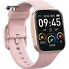 Jugeman Smartwatch Donna, Orologio Fitness 1.69'' HD Smart Watch, 25 Sportive Activity F