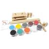 Pracht Creatives Hobby 3331-11 Telaio per tessere perline in legno per infilare e tessere perline, smontato, con perline (Rocailles), filo di nylon, ago e istruzioni