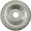 DISCO RASPA PER SMERIGLIATRICE ABRASIVO 123mm PER LEVIGATURA LEGNO