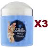 Felce Azzurra 3 PZ FELCE AZZURRA TALCO CLASSICO CON PIUMINO 250GR PROFUMO INCONFONDIBILE