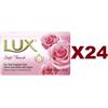 Lux 24 PZ SAPONETTA LUX SAPONE SOLIDO SOFT TOUCH FRENCH ROSE & ALMOND OIL 80GR