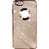 Avizar Cover iPhone 6 Plus e 6s Plus glitter amovibile serie Protecam Spark rose gold