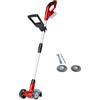 Einhell Pulisci fughe a batteria GC-CC 18 Li - Solo Power X-Change (18V, Velocità giri 1200 /min, manico telescopico, incl. 1 spazzola nylon e 1 in acciaio, senza batteria e caricabatteria)