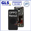 OPPO DISPLAY LCD TOUCH SCREEN +FRAME OLED per OPPO RENO 2 CPH1907 SCHERMO VETRO NERO