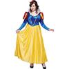 California Costumes 1689-Blu/Giallo-1XL (16-18) Costume Biancaneve per adulti, tinta unita, multicolore, XL