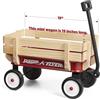 Radio Flyer Il mio primo carretto in acciaio e legno, Carretto giocattolo bambini rosso, Per bambini dai 18 mesi