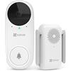 EZVIZ DB2C VIDEOCAMPANELLO WIFI FHD CON SENSORE INFRAROSSI
