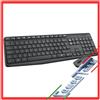 Kit Logitech MK235 Tastiera e Mouse Wireless USB Layout Italiano Nero