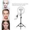 LAMPADA ANELLO LUMINOSO LED TREPPIEDI SELFIE TIK TOK RING LIGHT TELEFONO 26 CM
