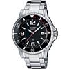 Casio Orologio Uomo CASIO MTD-1053D-1AVES Bracciale Acciaio Nero Classico Sub 200mt