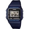 Casio Orologio CASIO ILLUMINATOR W-215H-2AVDF Silicone Blu Chrono Sveglia Uomo Donna