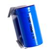 BATTERIA 1500MAH 3,7V RICARICABILE LC16340 LITIO CR123A LAMELLA SALDARE