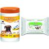 CLIFFI Essential integratore per Cane RENAL 650 Gr + 20 salviette dental cleaners
